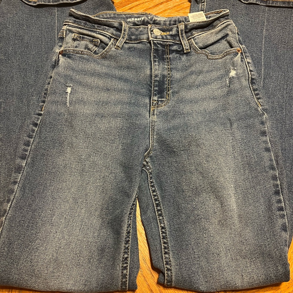 Old Navy Higher High-Rise Flare Secret-Smooth Pocket Jeans